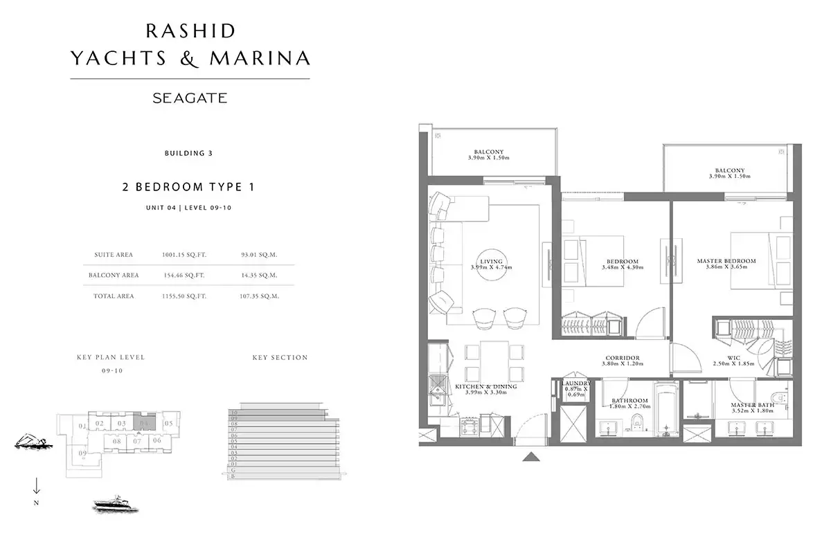 Type 1, Unit 04, Level 09-10 Building 3